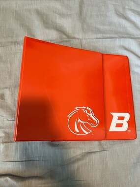 Boise State University Broncos 3-Ring Binder Set, 1" and 1.5" Orange